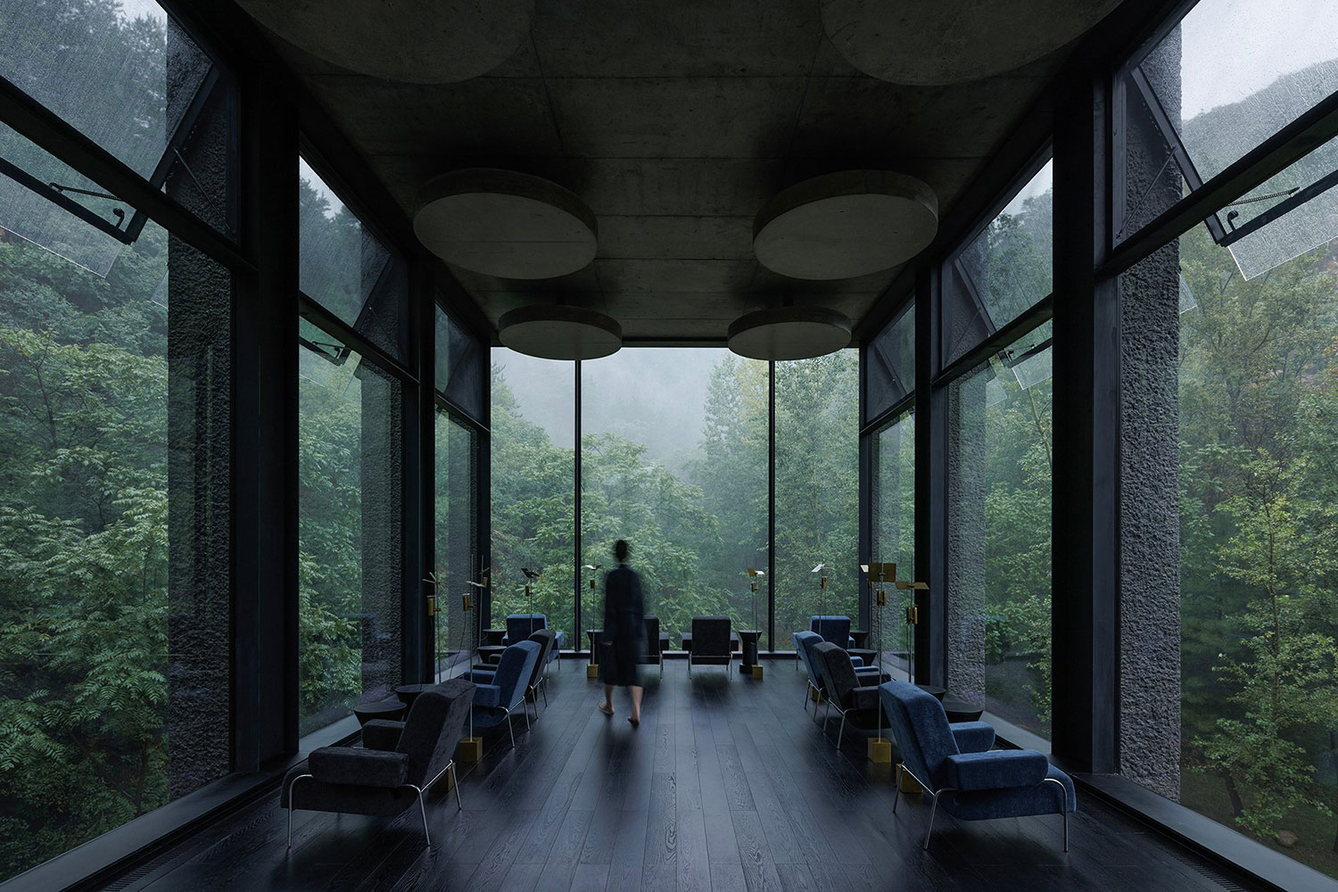 A Sanctuary in the Forest: Unveiling the Wulingshan Eye Stone Spring Spa by Vector Architects