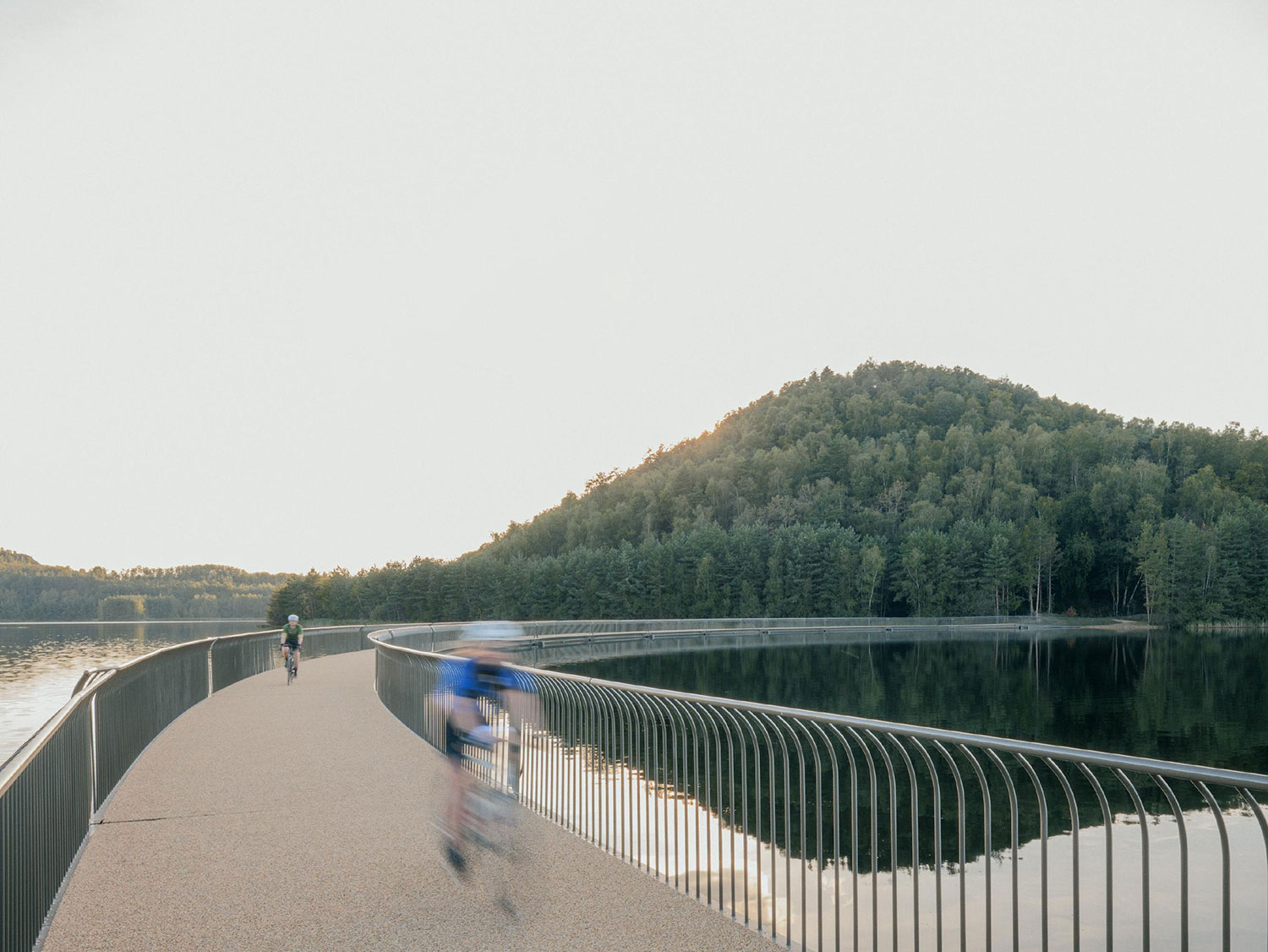 Cycling Between Terrils, Dilsen-Stokkem, Belgium / Burolandschap