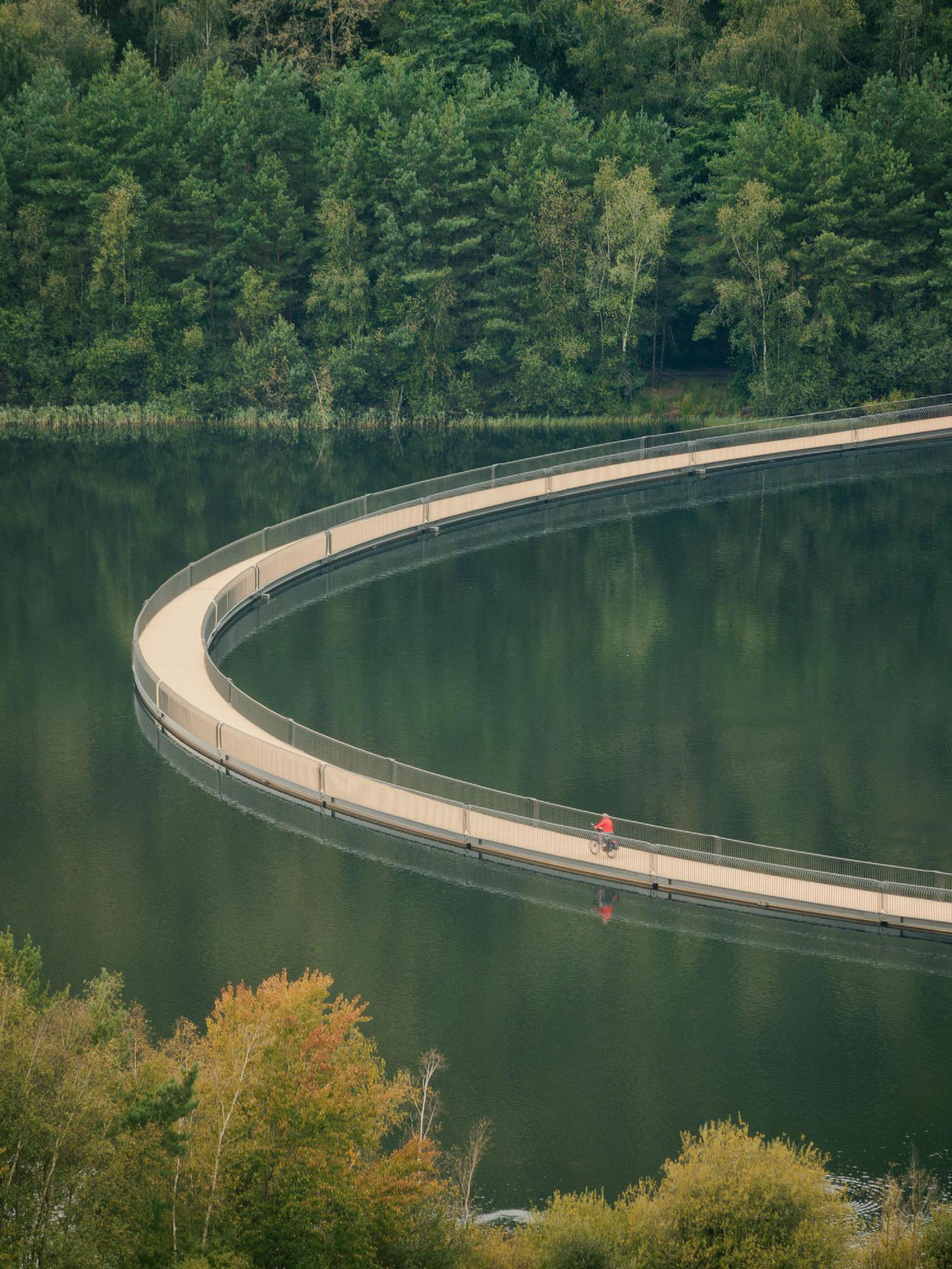 Cycling Between Terrils, Dilsen-Stokkem, Belgium / Burolandschap