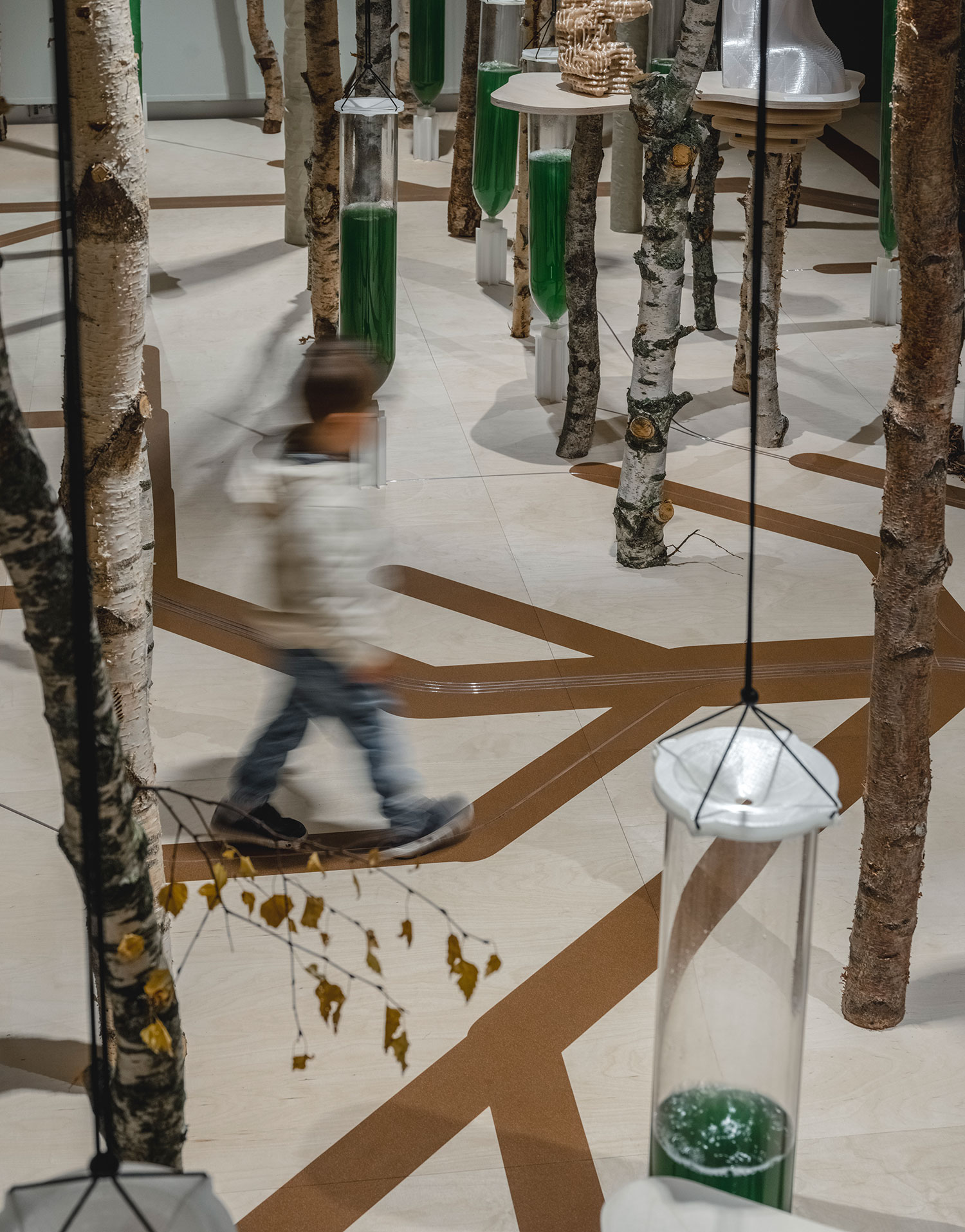 Deep Forest: ecoLogicStudio's Innovative Installation Transforms Nature's Technology into Architectural Brilliance