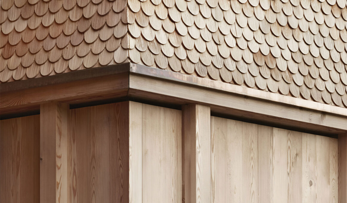 Exterior wood wall cladding