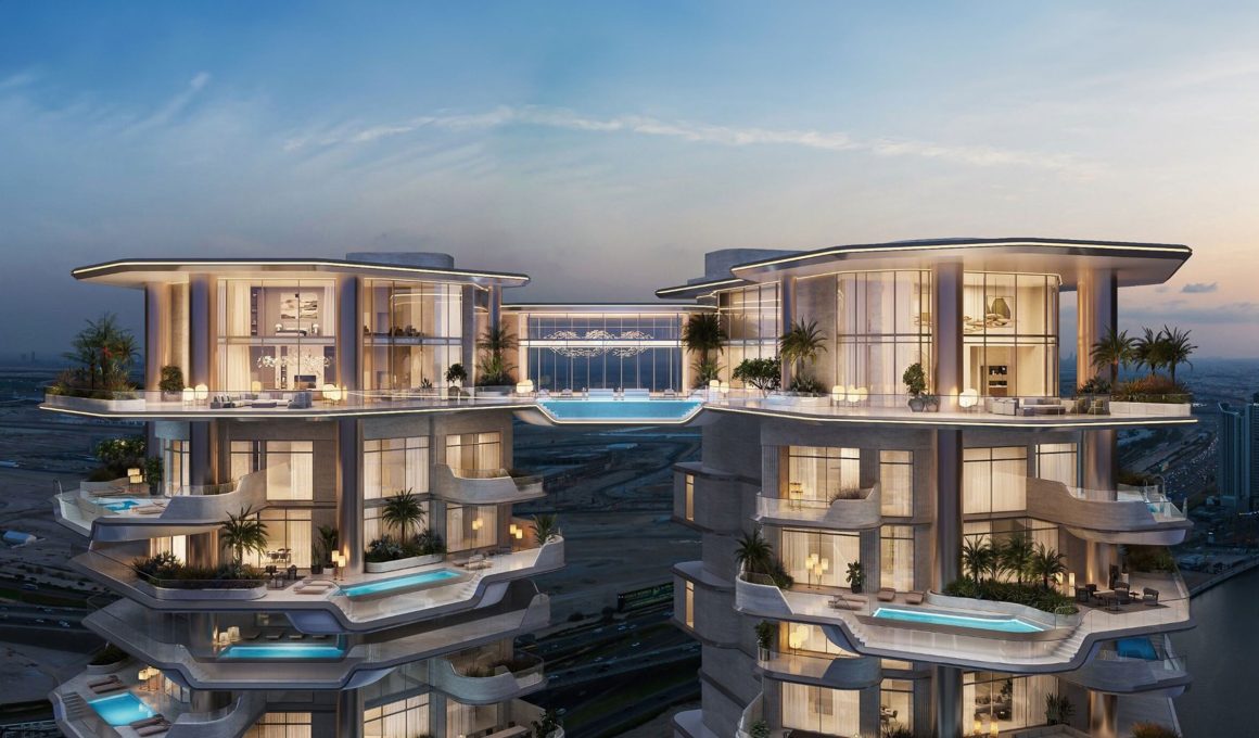 Foster + Partners' Regent Residences: Ultra-Luxury Living with Private Pools in Dubai