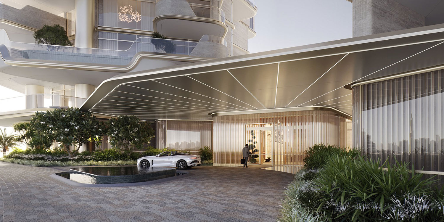 Foster + Partners' Regent Residences: Ultra-Luxury Living with Private Pools in Dubai 