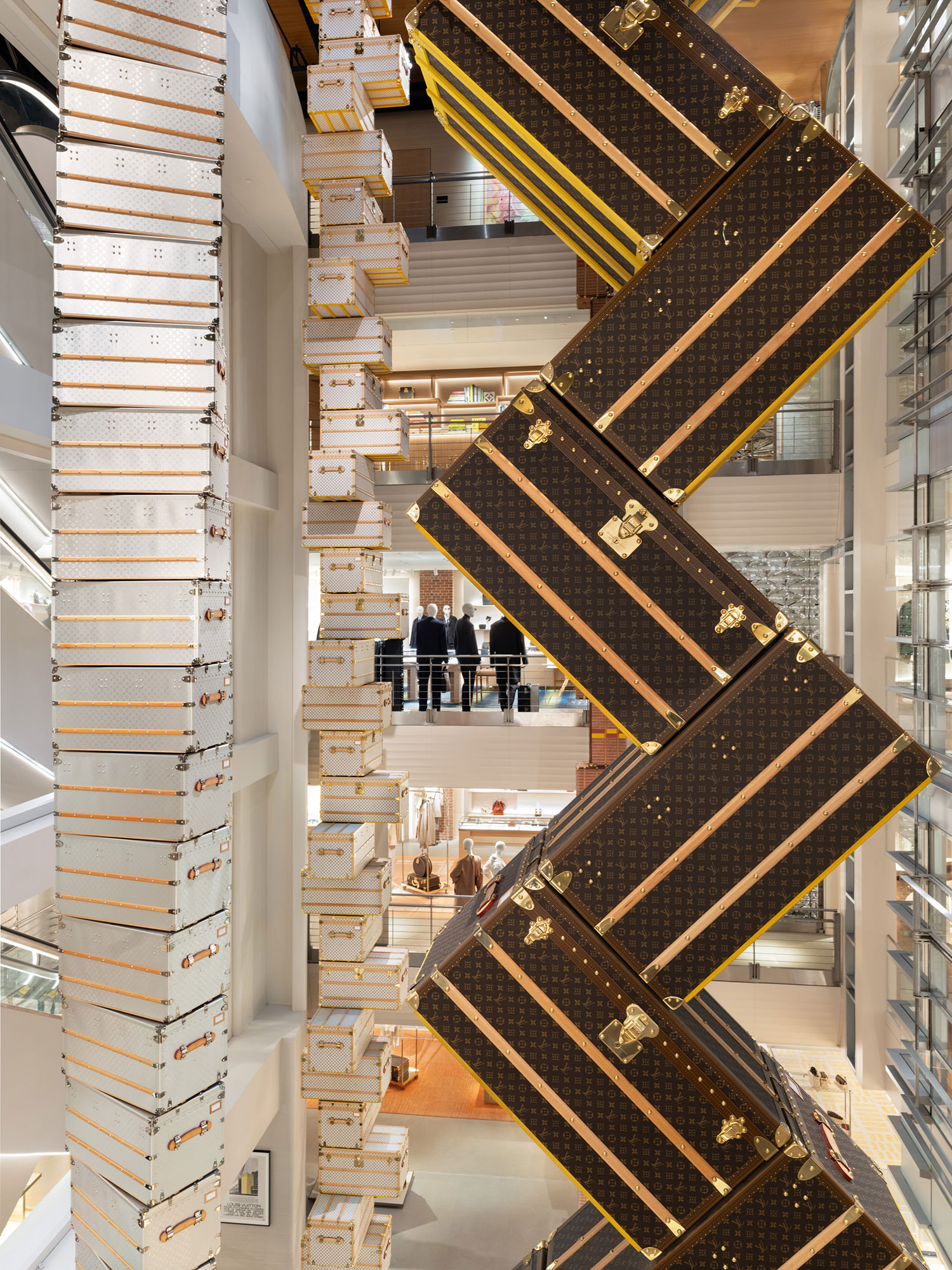 Louis Vuitton Unveils Innovative Store Experience at 57th Street, NYC, Featuring OMA' Shohei Shigematsu Installations