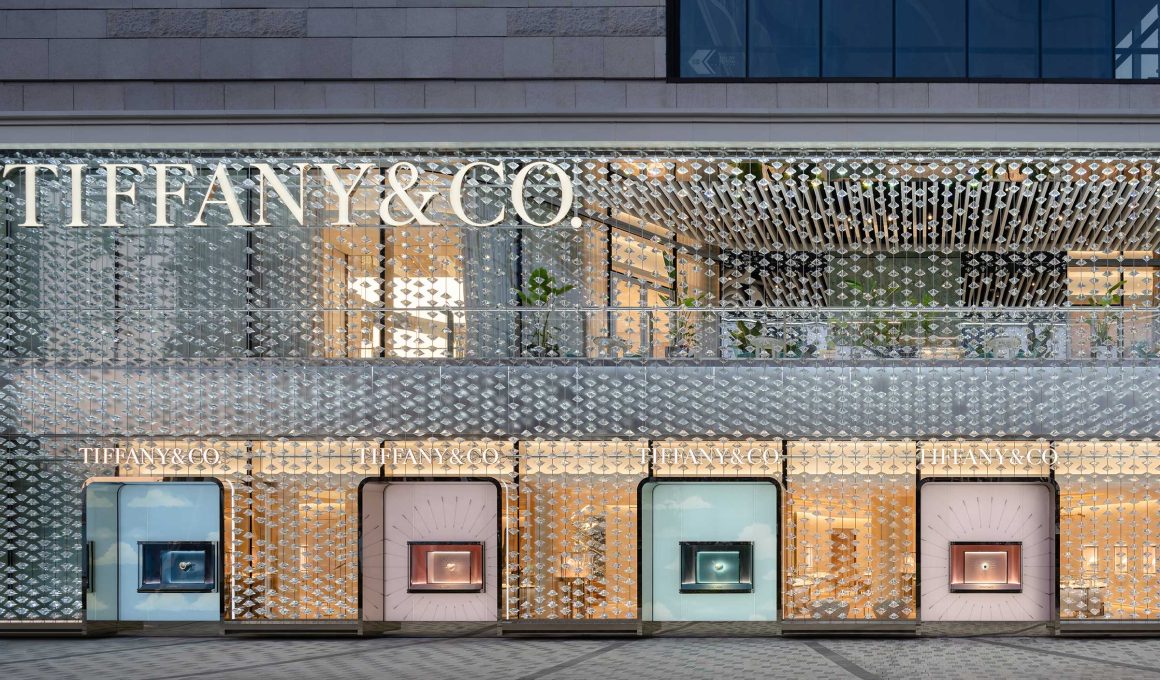 MVRDV Wraps New Tiffany Store in Shanghai With a Diamond Facade