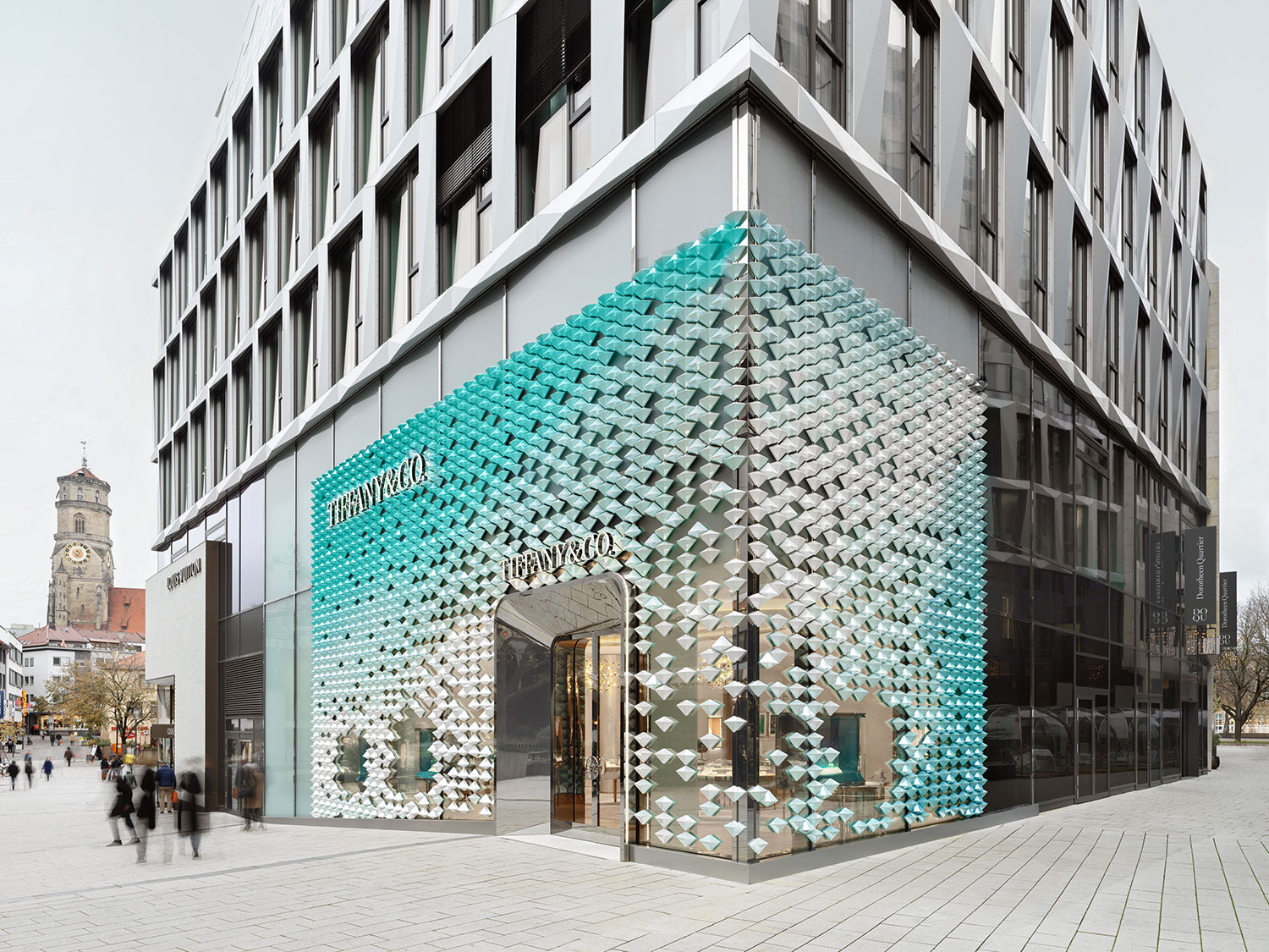 MVRDV's Dazzling Facade for Tiffany & Co. 's Store in Stuttgart 