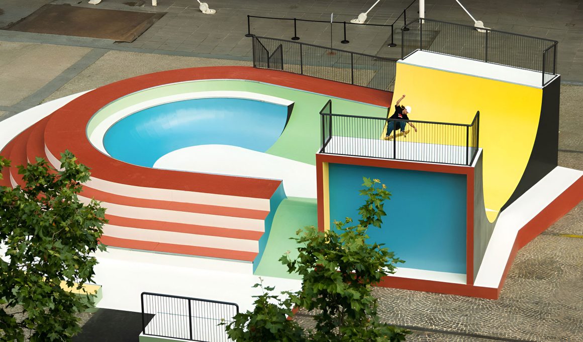 Skateable Sculpture Ignites Centre Pompidou Piazza