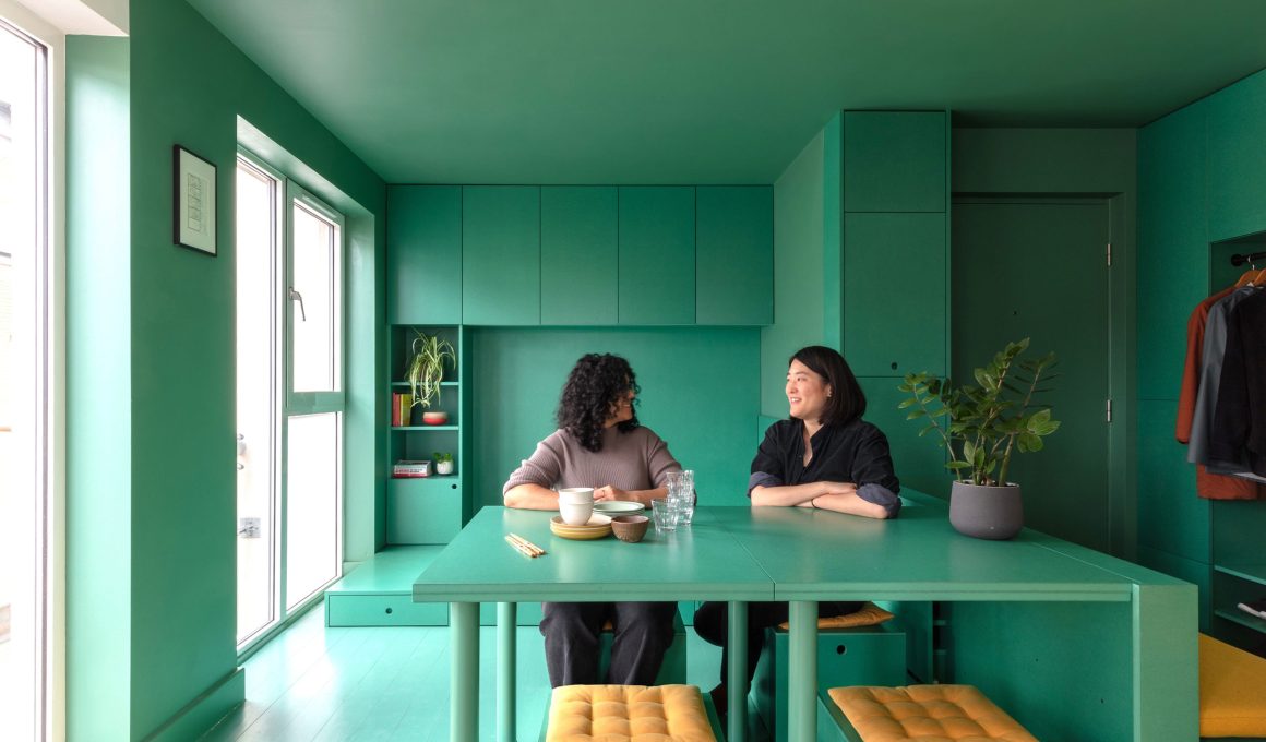 The Green Machine Apartment, London, UK / SUPRBLK Studio