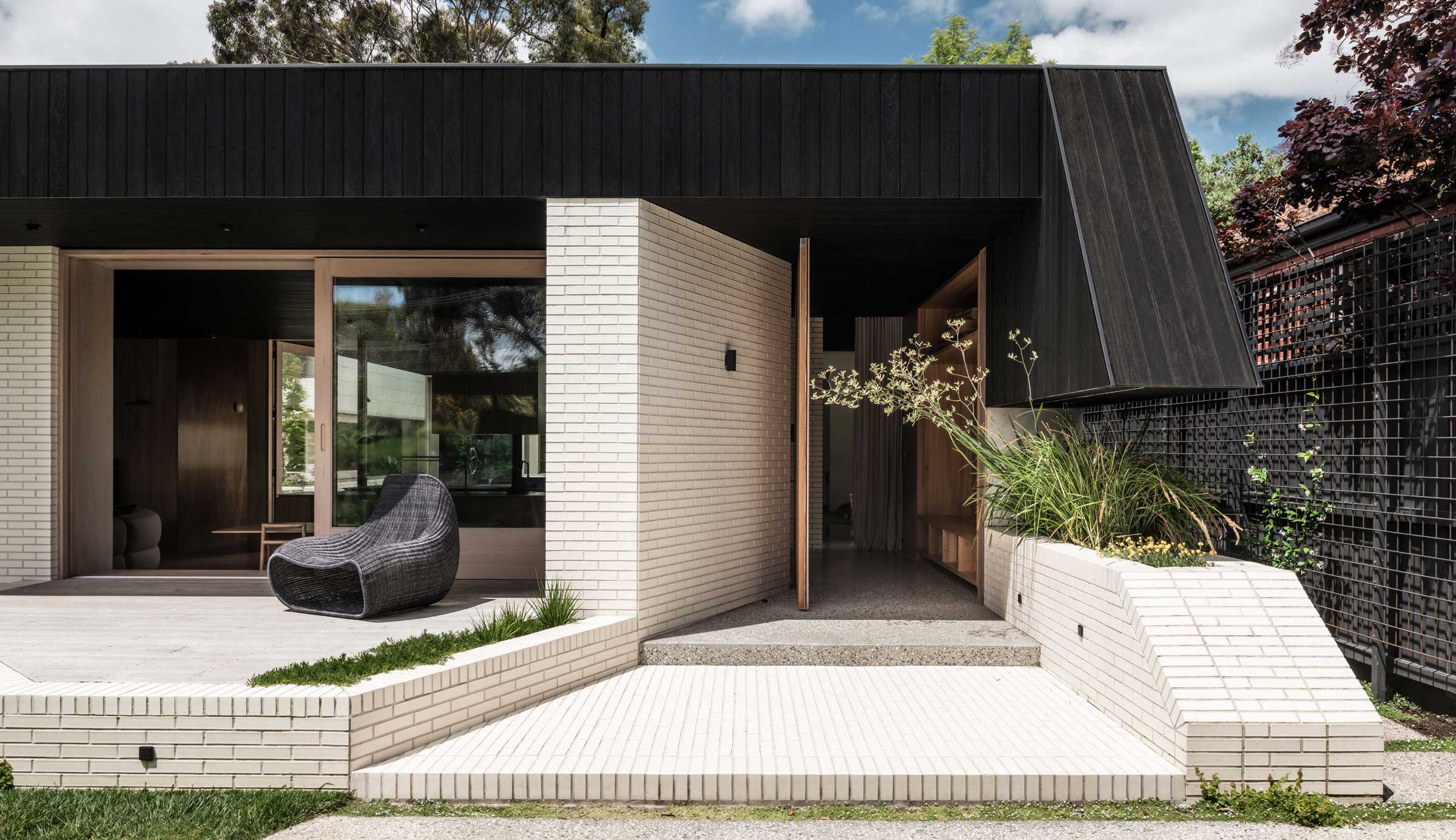 Patio of a modern home