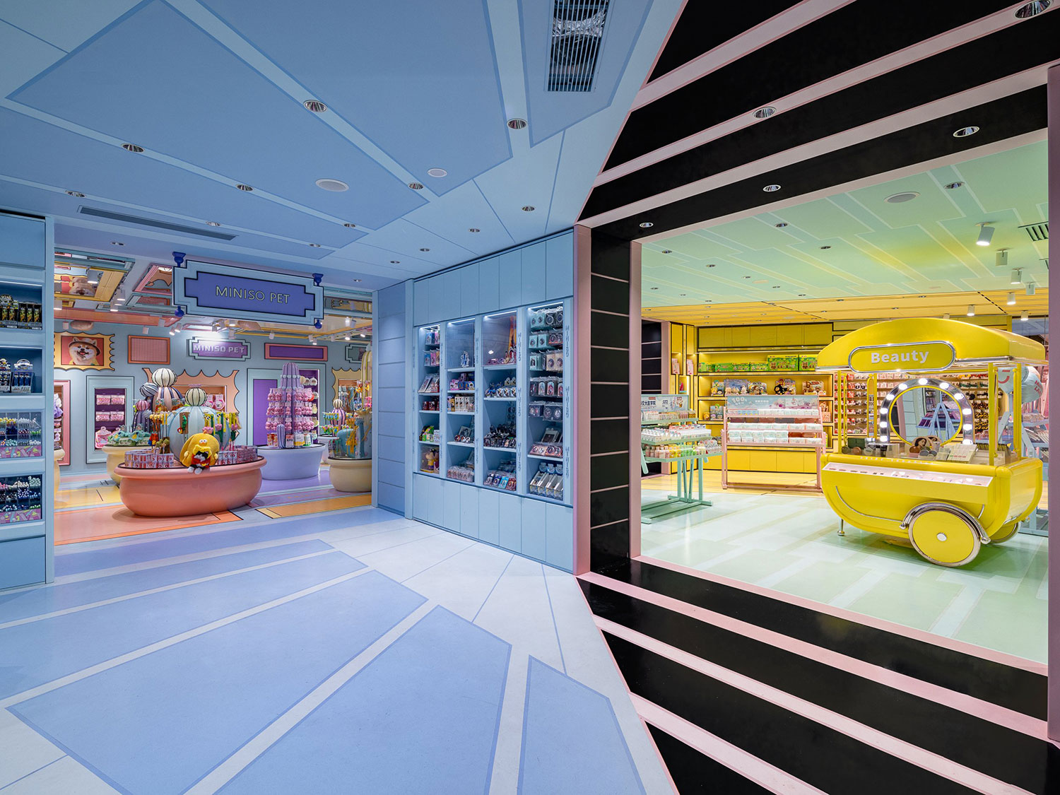 X+Living Revamps Three-Story Venue on Nanjing East Road in Shanghai into MINISO LAND: A Whimsical Retail Experience