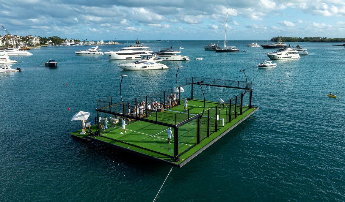 Yntegra Group Unveils World's First Floating Padel Court in Miami Harbor