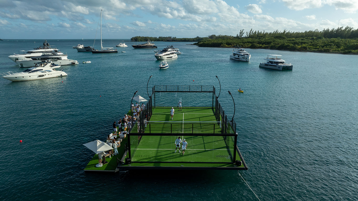 Yntegra Group Unveils World's First Floating Padel Court in Miami Harbor