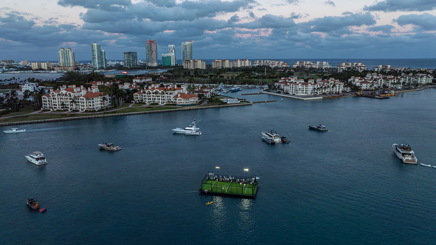 Yntegra Group Unveils World's First Floating Padel Court in Miami Harbor